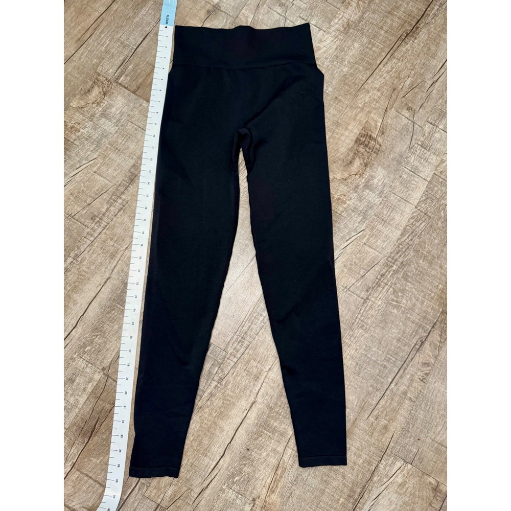 Pink Victoria's Secret Seamless High Waist Leggings Black Small Athletic Yoga - Picture 3 of 9